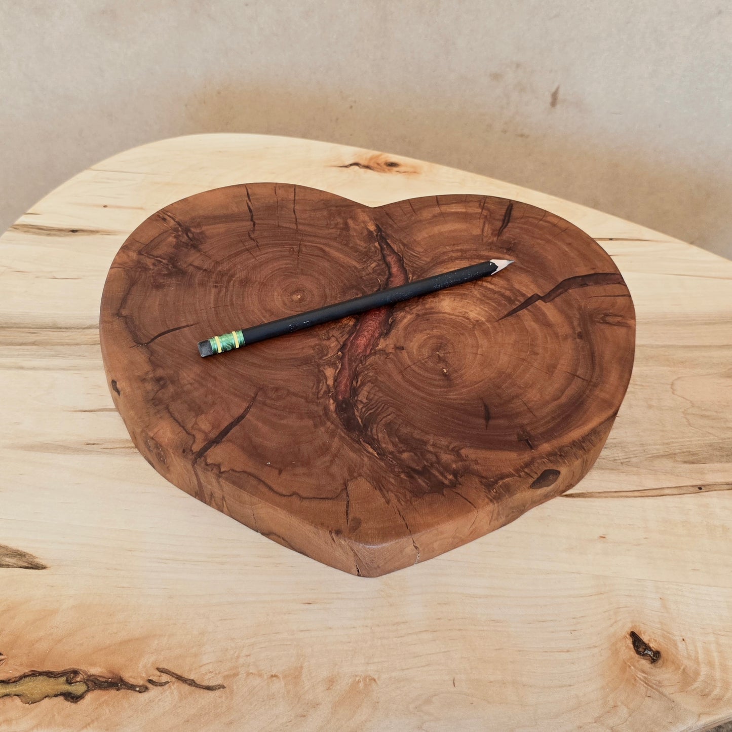 Heart Shaped Cookie with Resin Serving Tray
