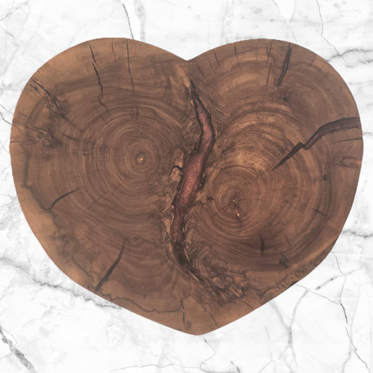 Heart Shaped Cookie with Resin Serving Tray